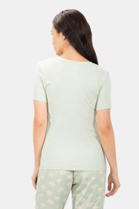 Amante Scoop Neck Sleep Tee - Dream Print — image 3
